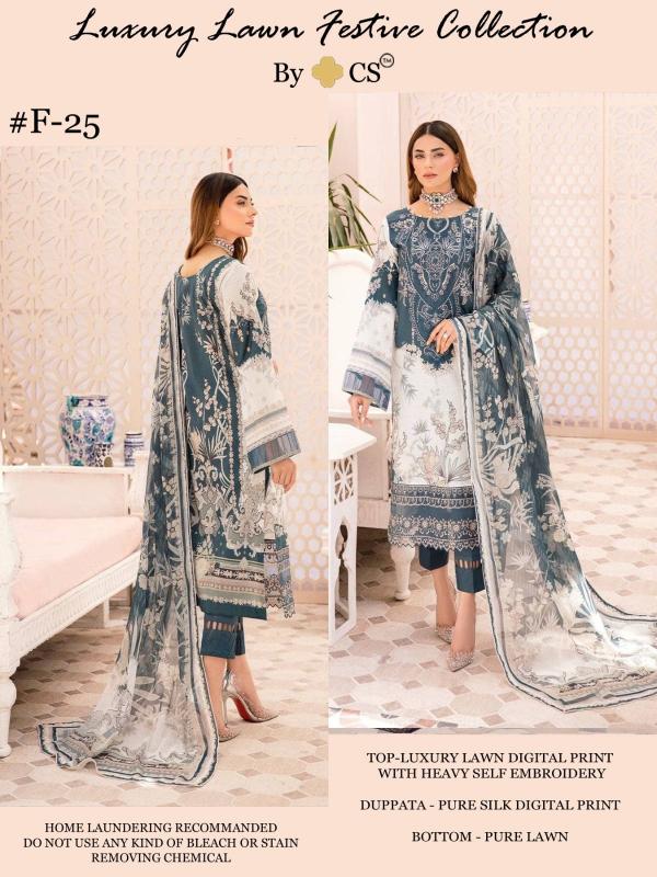 Luxury Lawn Festive Collection Vol 6 Pakistani Dress Material 
